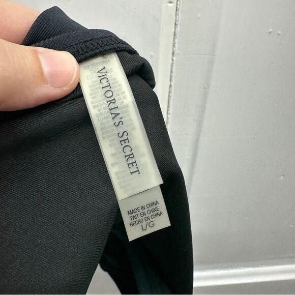 Victoria's Secret 4 pc mix match swimsuit black leopard women large 34B 36C - Picture 8 of 15